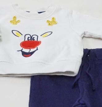 Sweatshirt von C&A mit Sweathose von Lupilu Gr. 50 (939)